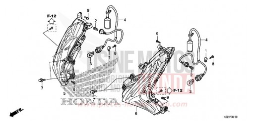 CLIGNOTANT AVANT SH150ADG de 2016